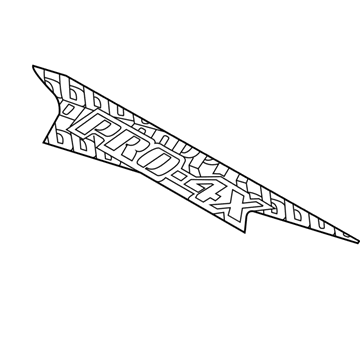 Nissan 99098-9BF0A Side Rear Emblem