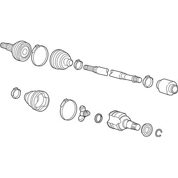 Toyota 43410-74060 Axle Assembly