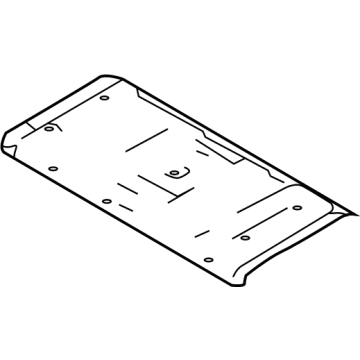 Infiniti 74762-CD000 Heat Insulator-Rear Floor