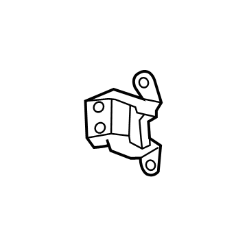 Acura 67950-T4F-H01ZZ Hinge, Left Rear Door (Upper)