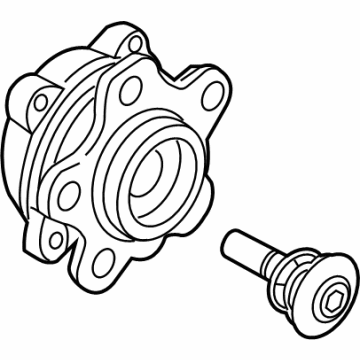 BMW 31-20-8-838-134 WHEEL HUB WITH BEARING