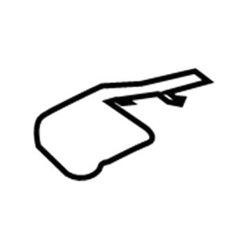 Toyota 72123-02100-C0 Track Cover
