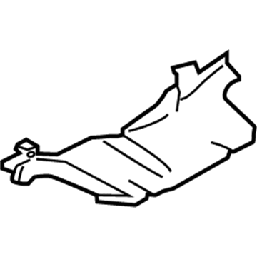 BMW 41-21-7-272-297 Moulded Part For Column B, Interior Left