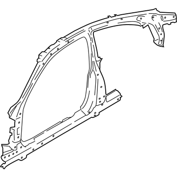 BMW 41-00-7-427-485 Side Frame, Middle Left
