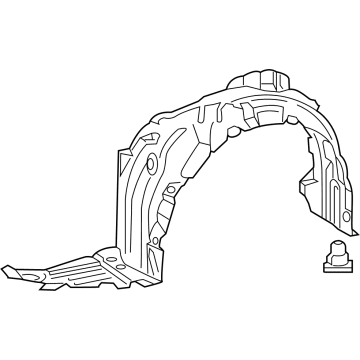 Toyota 53876-0A110 Fender Liner