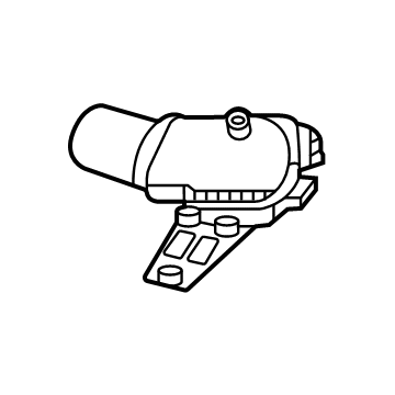 Nissan 28810-5MR0A MOTOR ASSY-WINDSHIELD WIPER
