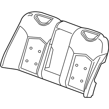 GM 84074756 Seat Back Pad
