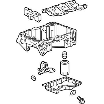 GM 12679238 Upper Oil Pan