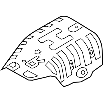 Kia 287963S000 Protector-Heat Main