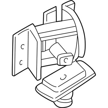 Nissan 57210-0W02A Carrier Assembly Spare Wheel, HANGE
