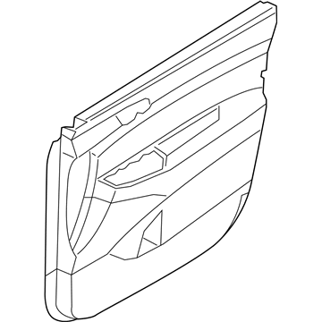 Hyundai 82307-S8300-NNB Panel Assembly-Front Door Trim, LH