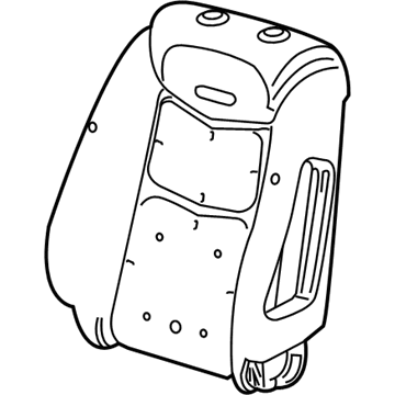 GM 84085983 Seat Back Pad