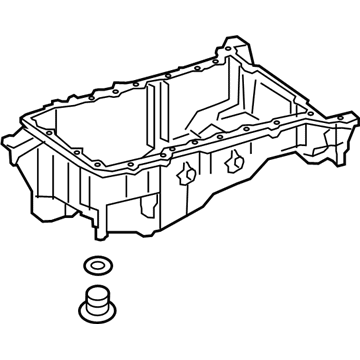 Infiniti 11111-2V71B Oil Pan Assembly