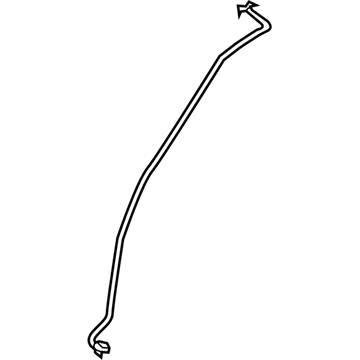 BMW 41-21-7-233-822 Water Outlet Hose Front