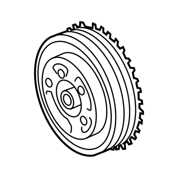 Ford P2GZ-6312-A PULLEY - CRANKSHAFT