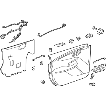 GM 23355581 Door Trim Panel