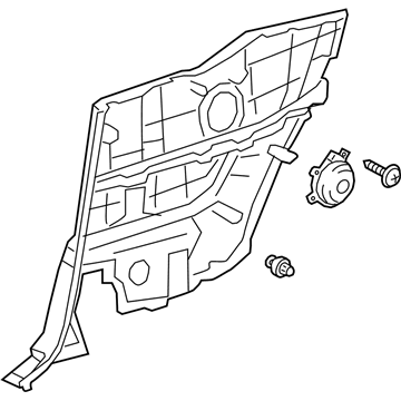Lexus 62510-11070-21 Panel Assembly, Quarter