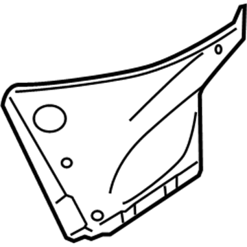 BMW 41-11-7-267-119 Left Engine Compartment Partition