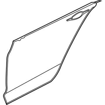 Hyundai 77111-G3000 Panel-Rear Door Outer, LH