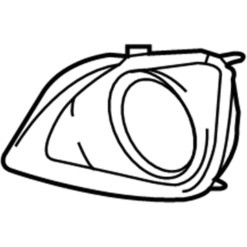 Toyota 52030-0T010 Lamp Bezel