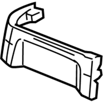 Acura 81551-STX-A01ZB Cover, Left Front Seat (Gray) (Front )
