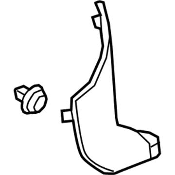 Honda 83162-TG7-A00ZA Lining, L. Cowl Side *NH900L* (DEEP BLACK)