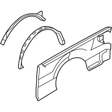 Ford AL3Z-8427840-B Side Panel