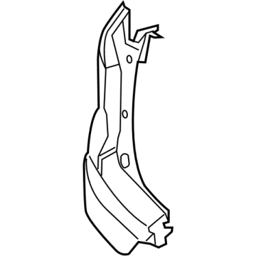 Kia 866713W000 Moulding-Rear Bumper