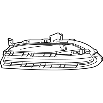 GM 26227648 Fog Lamp Bezel