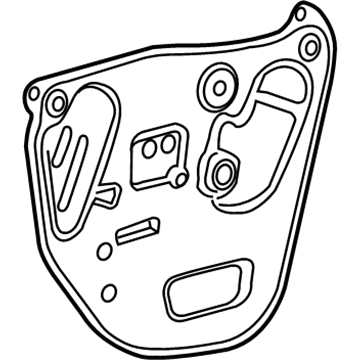 GM 85610472 DEFLECTOR ASM-FRT S/D WAT