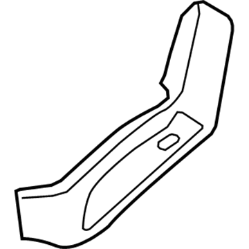 Nissan 87380-3TD6A FINISHER Assembly - Cushion, Front Seat LH