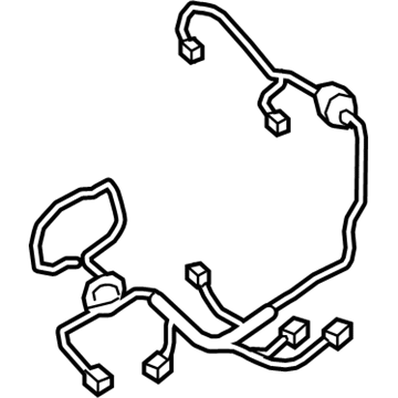 Nissan 87069-5AA4A Harness-Front Seat, LH