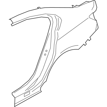 BMW 41-00-7-493-267 Left Rear Side Panel