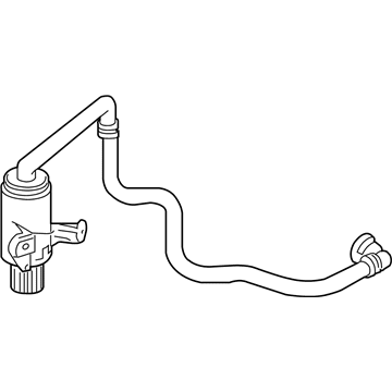 BMW 16-13-7-173-855 Vent Pipe With Dust Filter