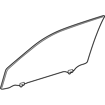 Lexus 68101-60610 Glass Sub-Assembly, Front Door