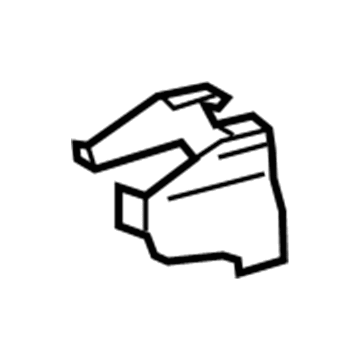 Lexus 72137-76010-C0 Cover, Seat Track Bracket