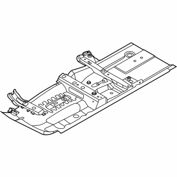 BMW 41-00-7-487-120 FLOOR PANEL RIGHT