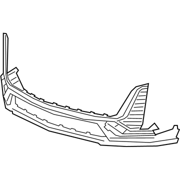 GM 84663546 Front Bumper Cover *Black