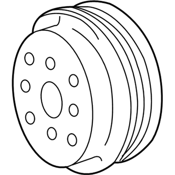 Lexus 16173-31010 PULLEY, Water Pump