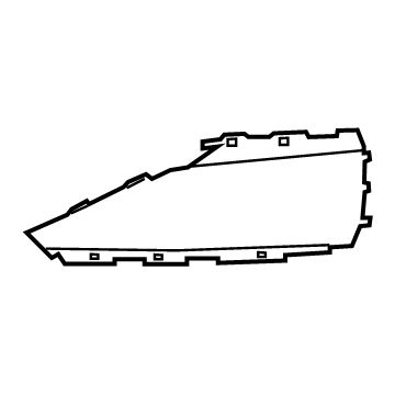 BMW 51-11-9-466-577 Trim Cover, Bumper, Front Le