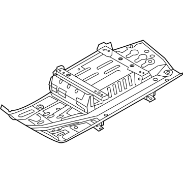 Nissan 74321-5SP0A Floor Front