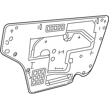 Mopar 68067622AD WATERSHIE-Front Door