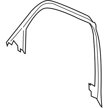 BMW 51-33-2-992-453 Cover, Window Frame, Door Front Left