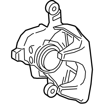 Infiniti 44001-5DA0A Caliper Assy-Rear RH, W/O Pad & Shim