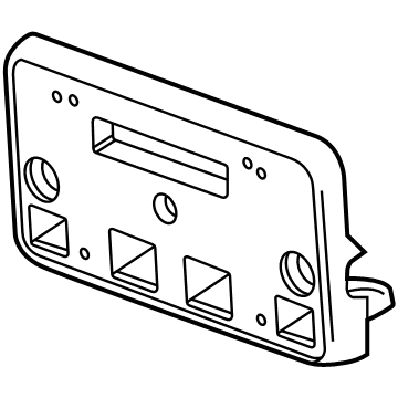 GM 84186107 License Bracket