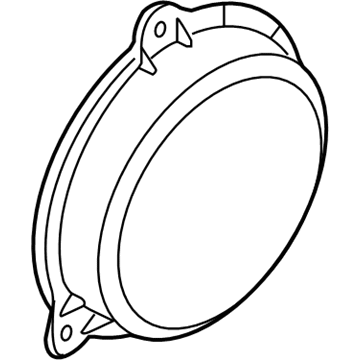 GM 19317486 Front Door Speaker