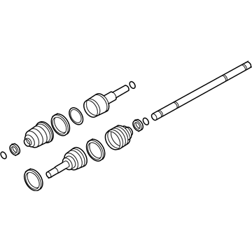 Ford 5L8Z-4234-BD Axle Shaft Assembly