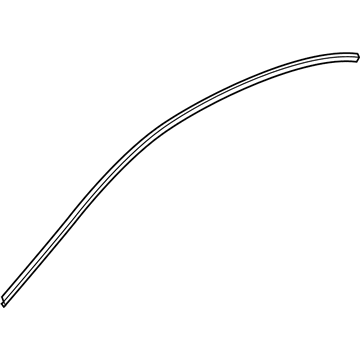 Honda 73158-SNA-013 Molding, R. Drip Side