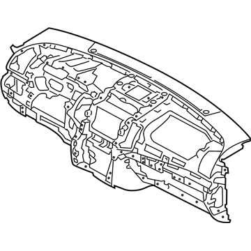 Kia 847102P000VA Crash Pad Assembly-Main