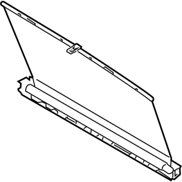 BMW 51-42-7-281-483 Left Rear Door Sun Blind